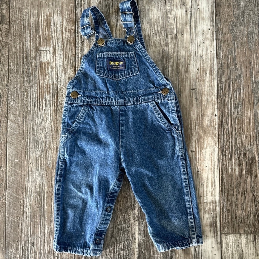 OshKosh B'GOSE, BABYBOY JEAN JUMPSUIT, 18MONTHS